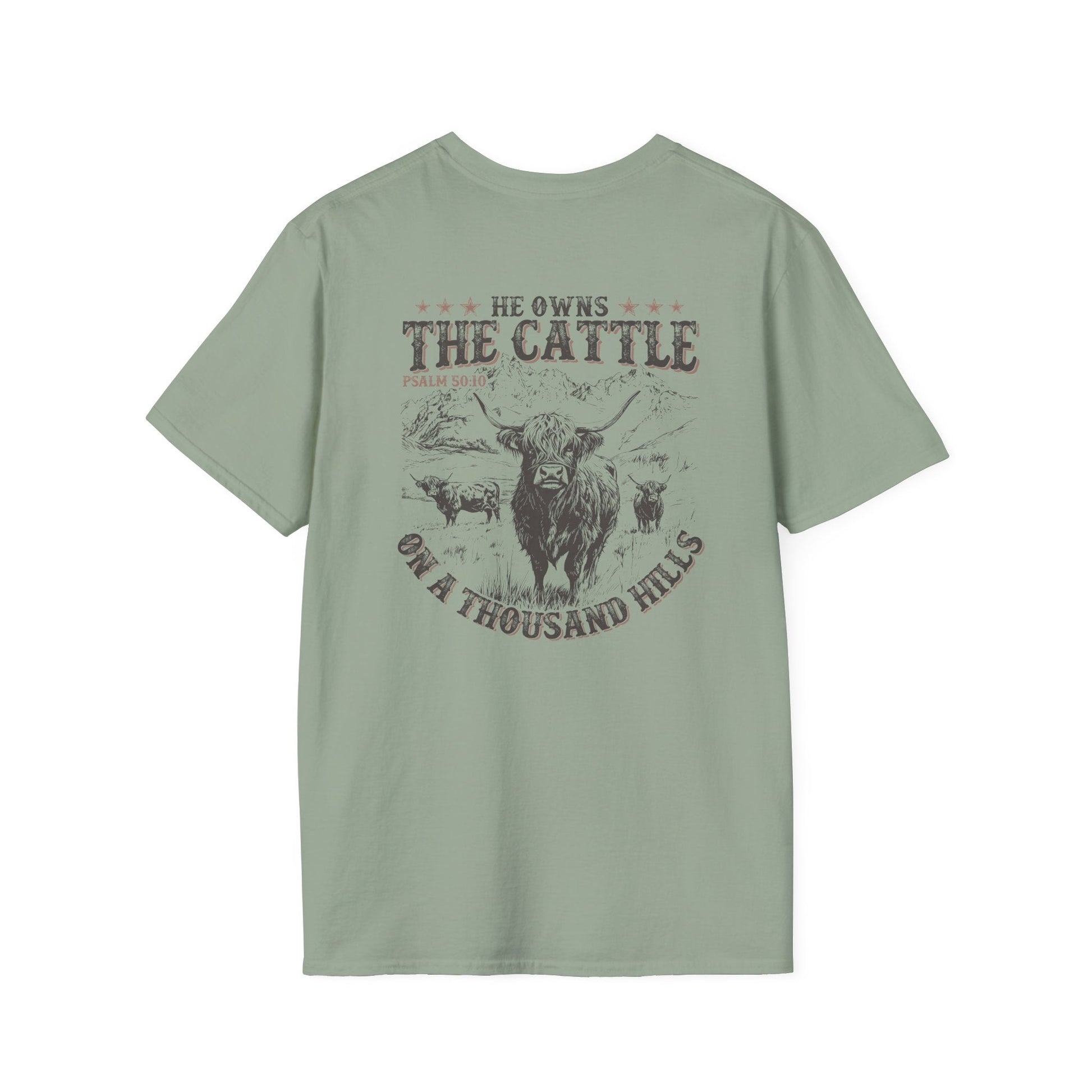He owns the Cattle Tee Printify