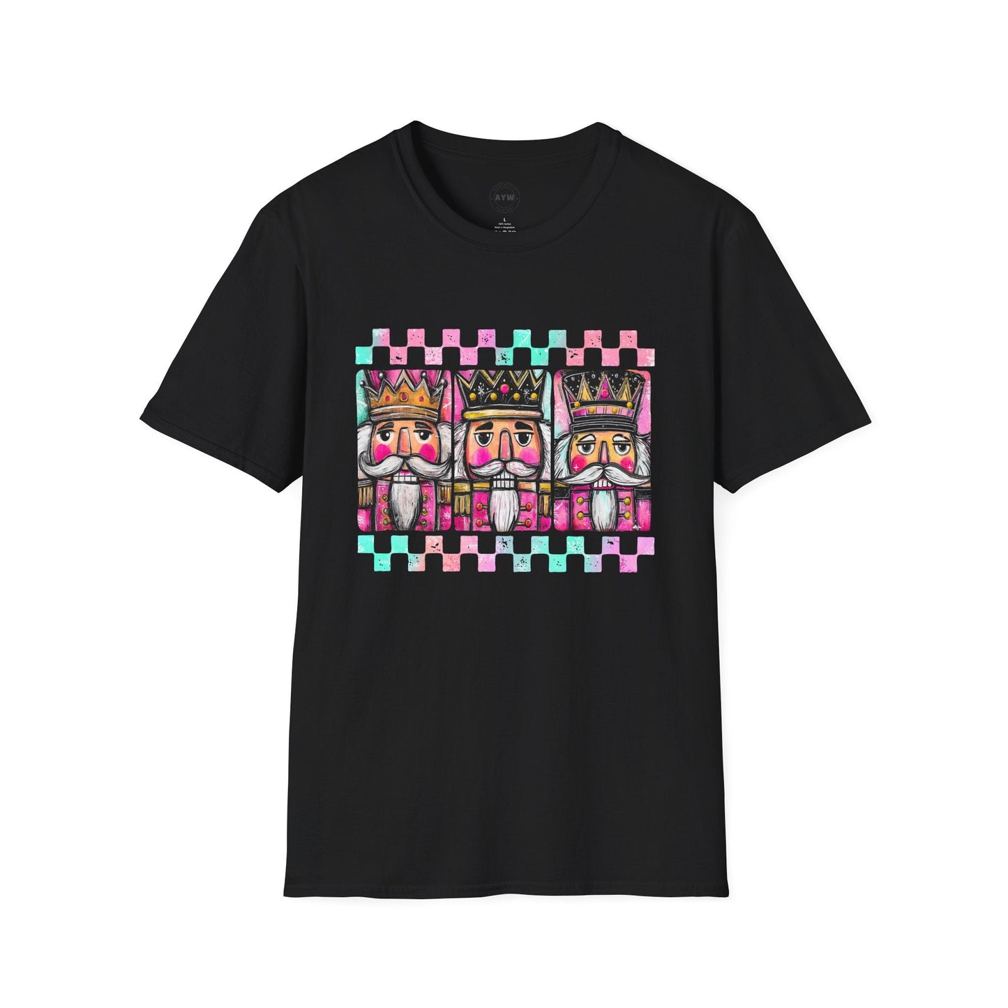 Checkered Nutcracker Tee Printify