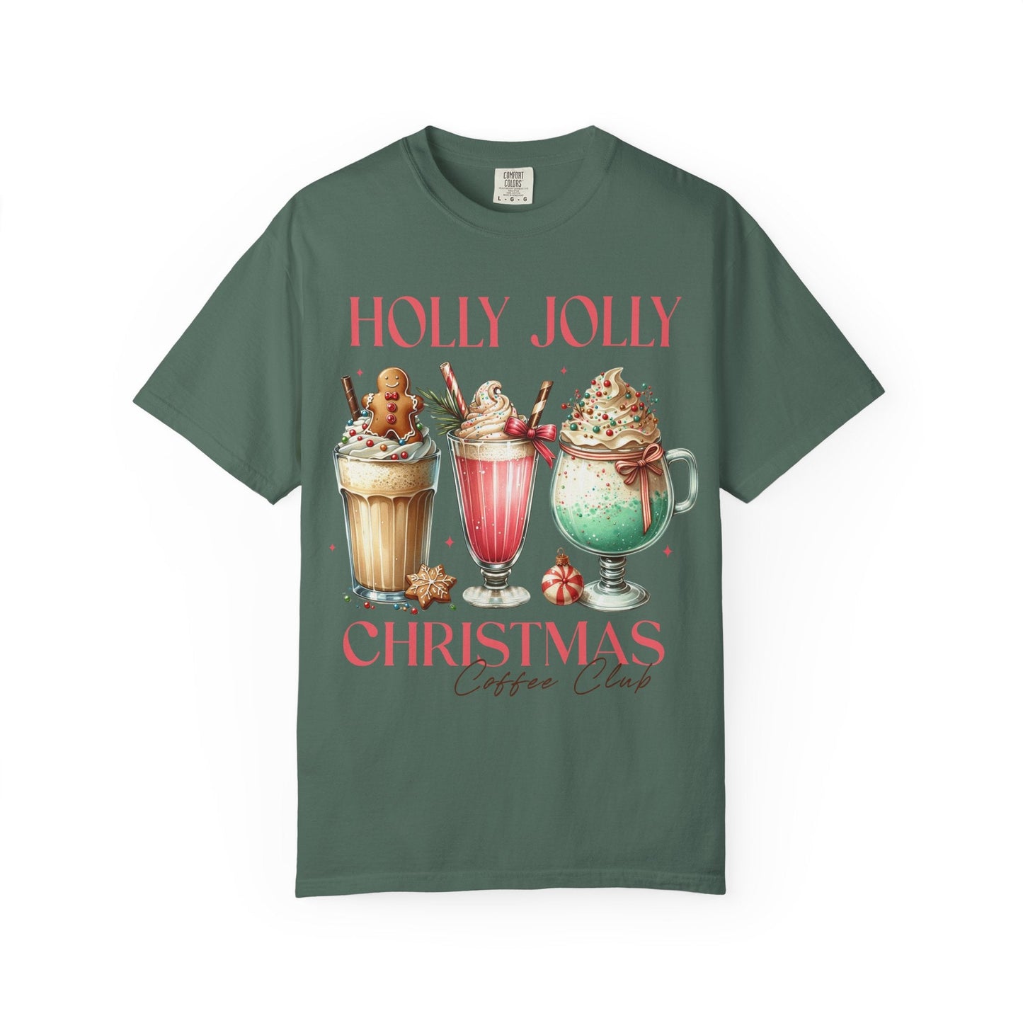 Holly Jolly Christmas Coffee Tee Printify