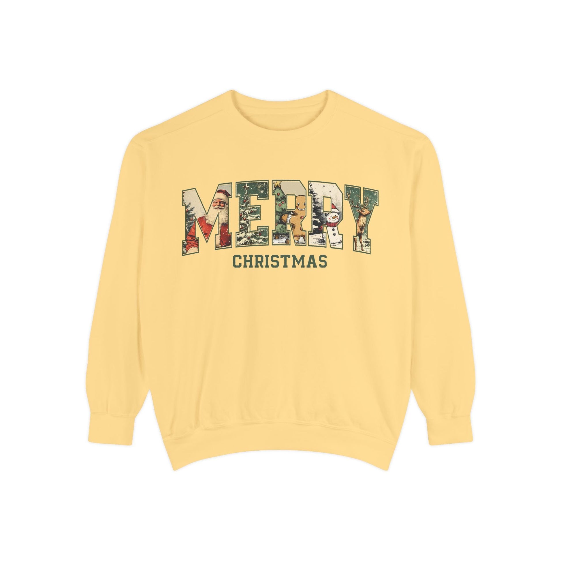 Merry Christmas Vintage Sweatshirt Printify