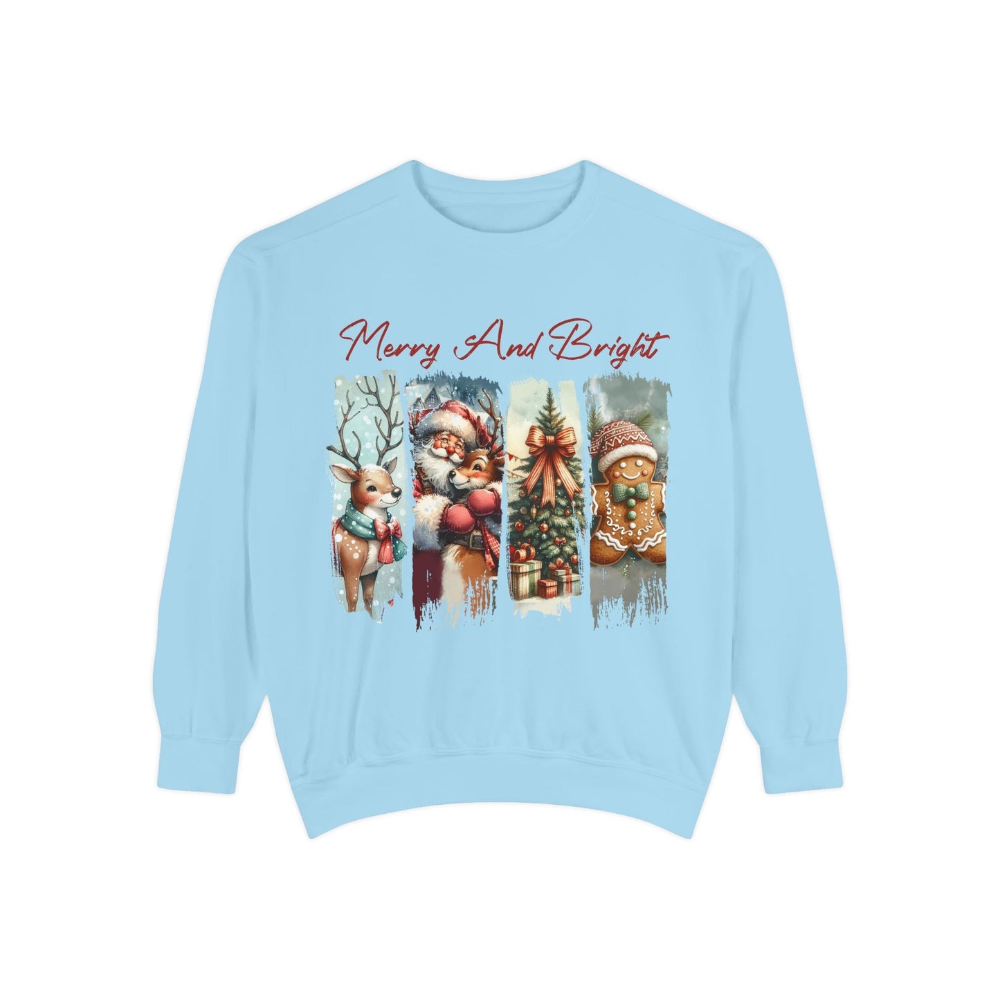 Merry and Bright Sweatshirt Printify