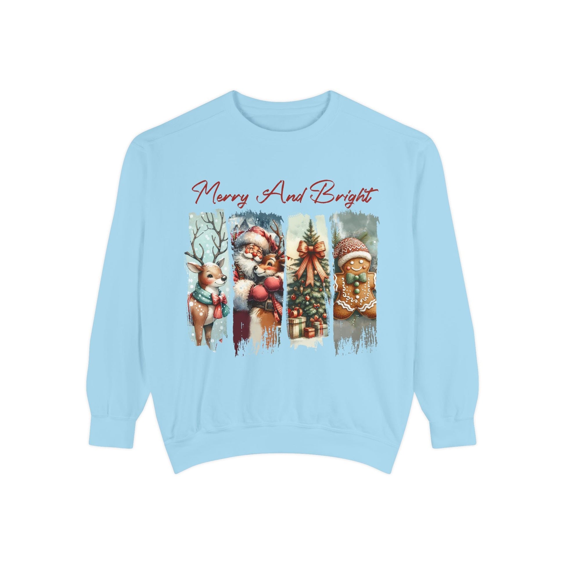 Merry and Bright Sweatshirt Printify
