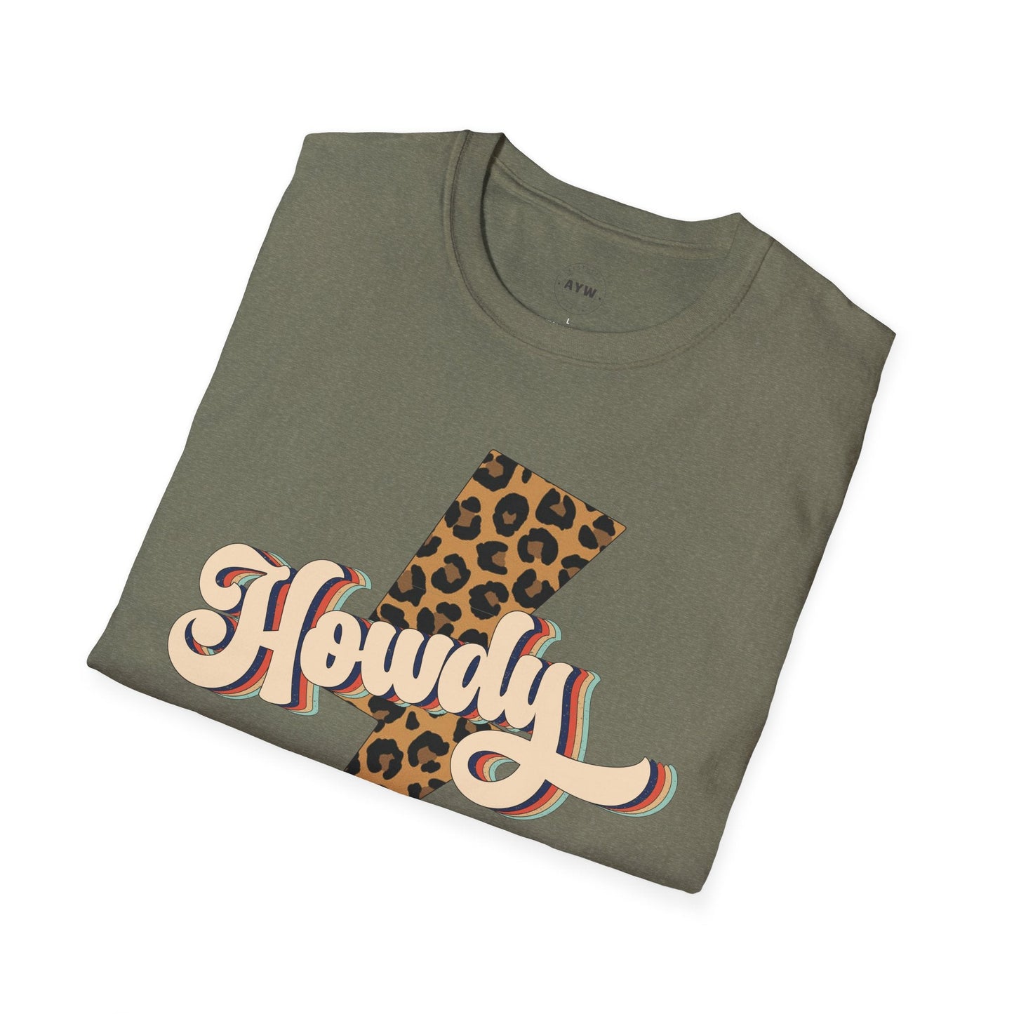 Howdy Retro Front Print Printify