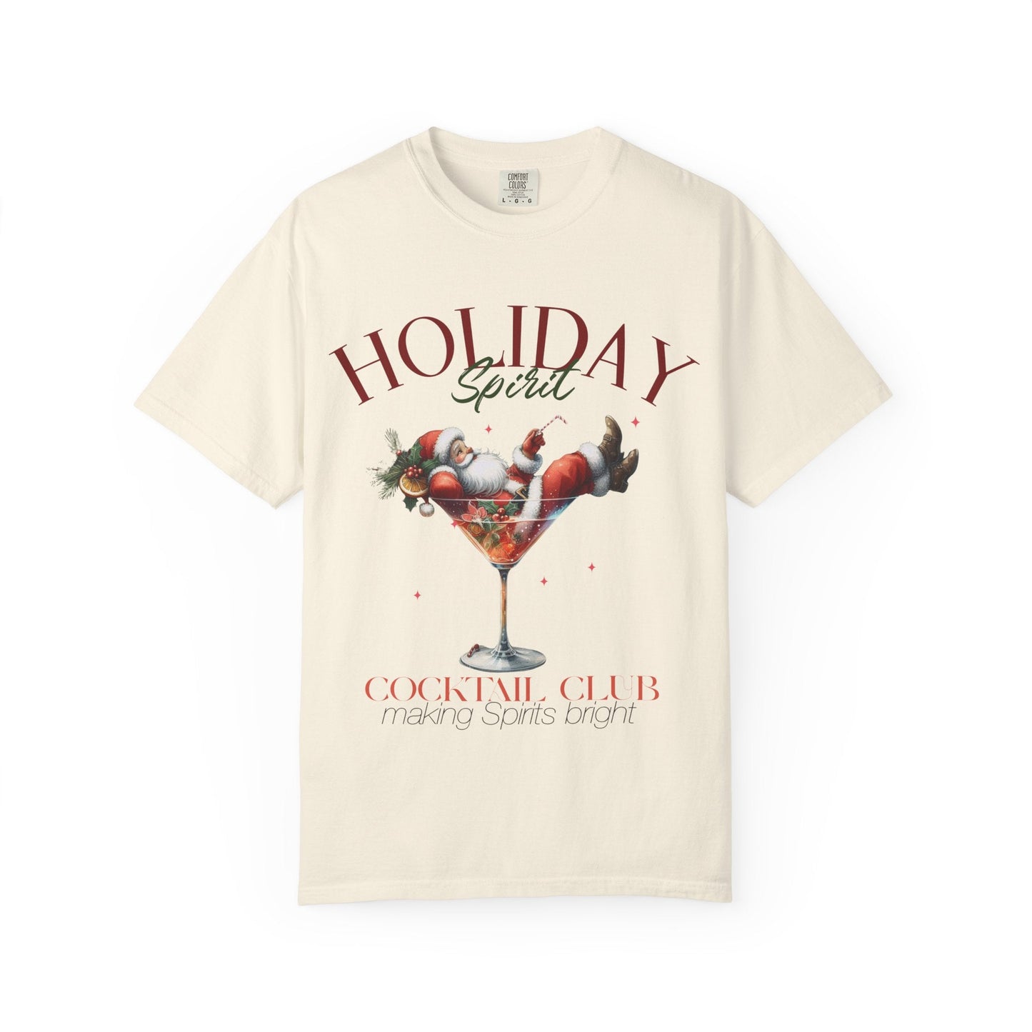 Holiday Cocktail Club T-Shirt Printify