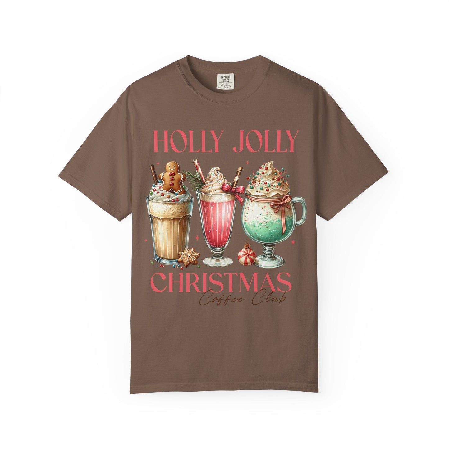 Holly Jolly Christmas Coffee Tee Printify