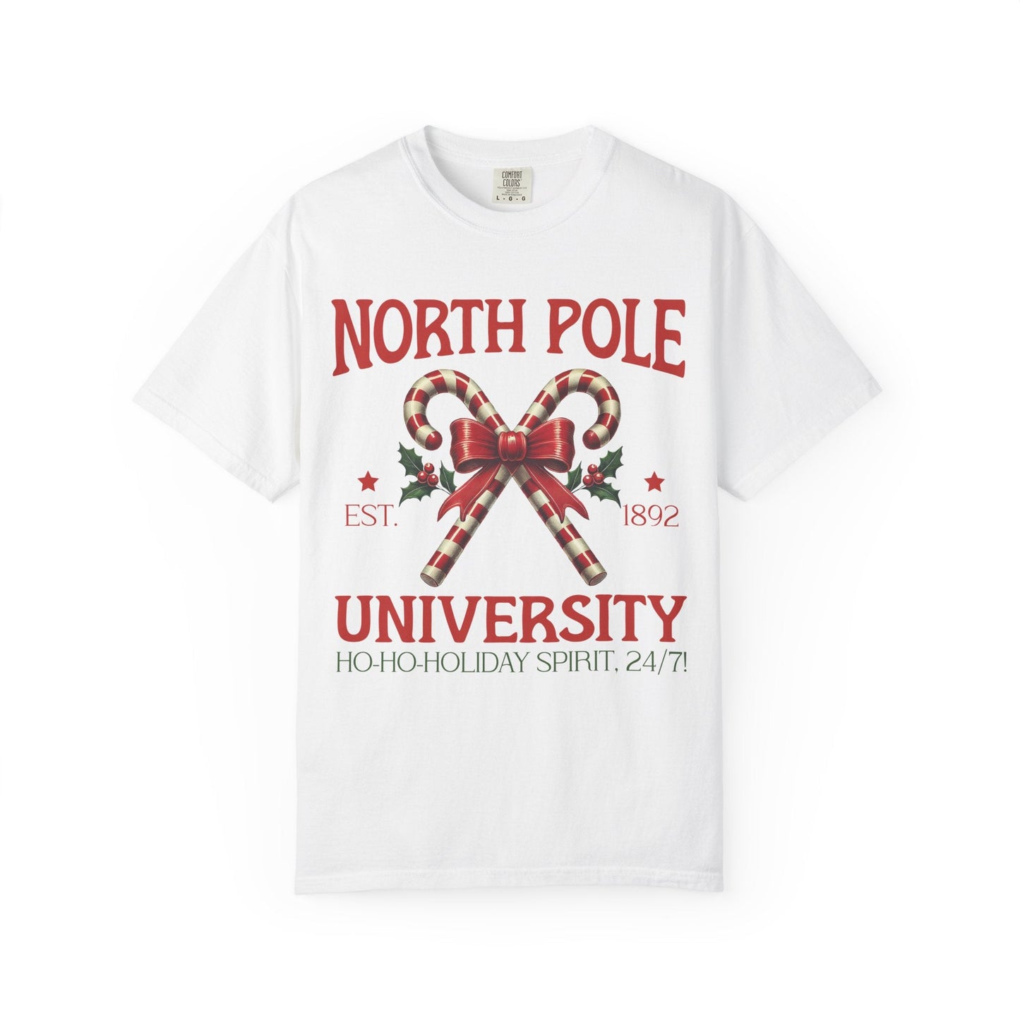 North Pole University Tee Printify