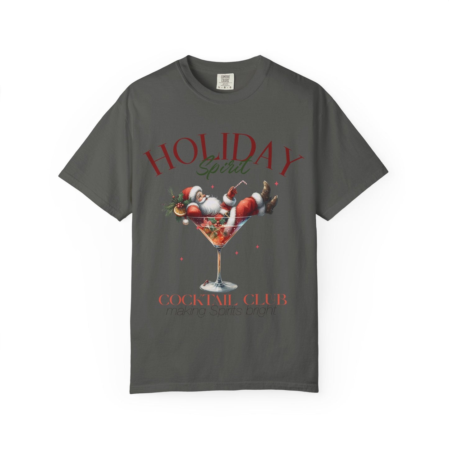 Holiday Cocktail Club T-Shirt Printify