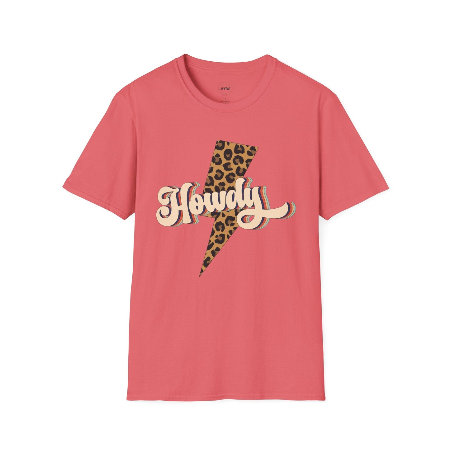 Howdy Retro Front Print Printify