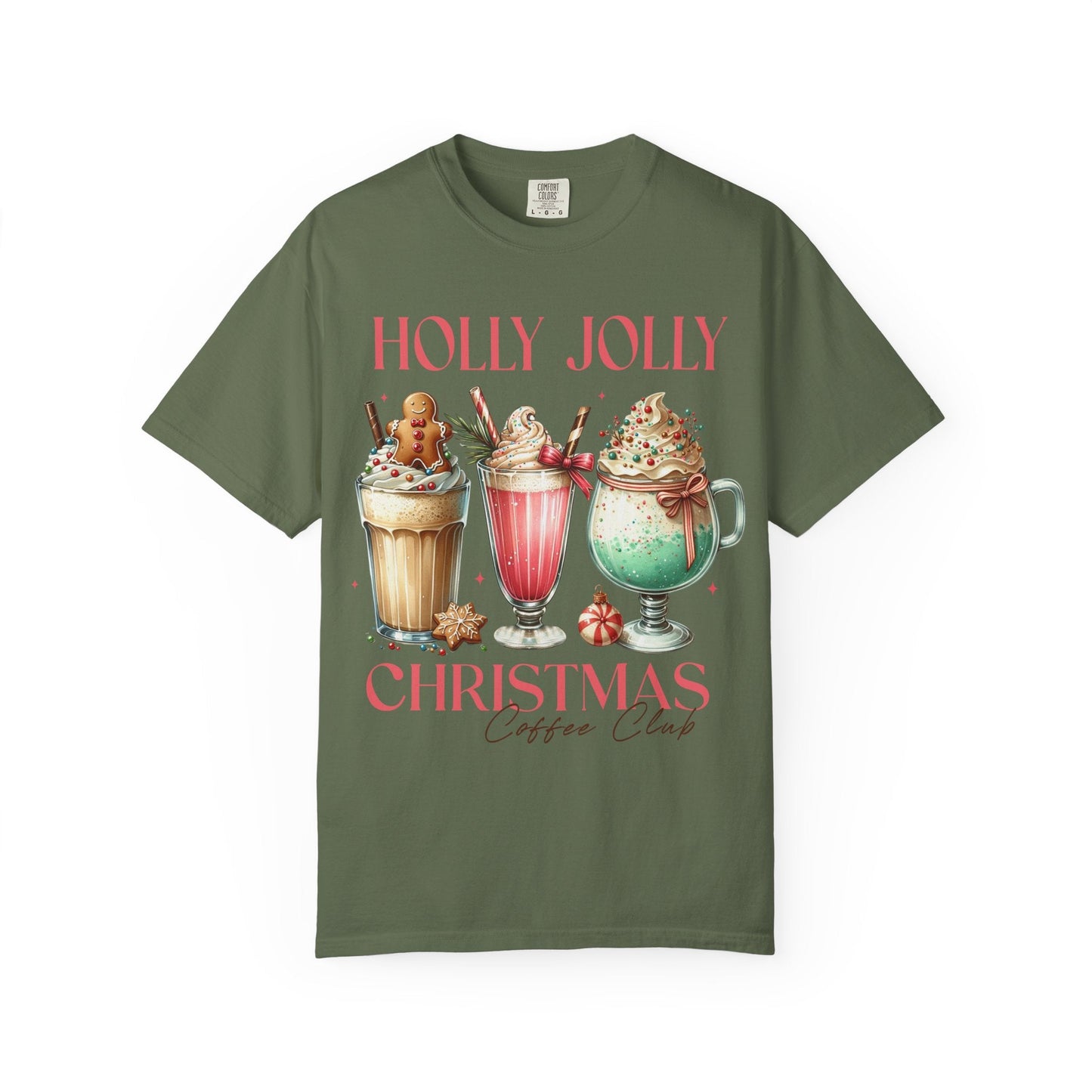 Holly Jolly Christmas Coffee Tee Printify