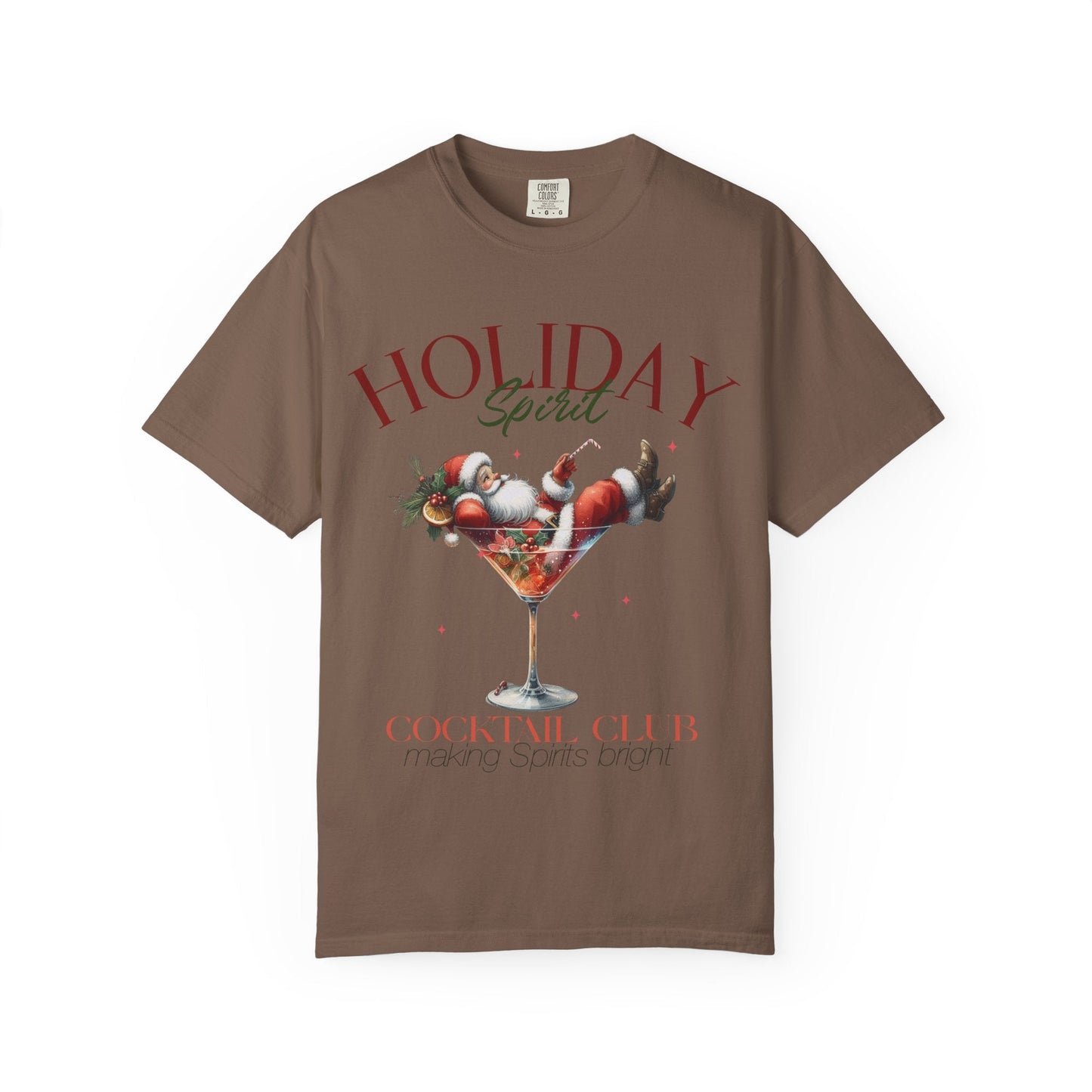 Holiday Cocktail Club T-Shirt Printify