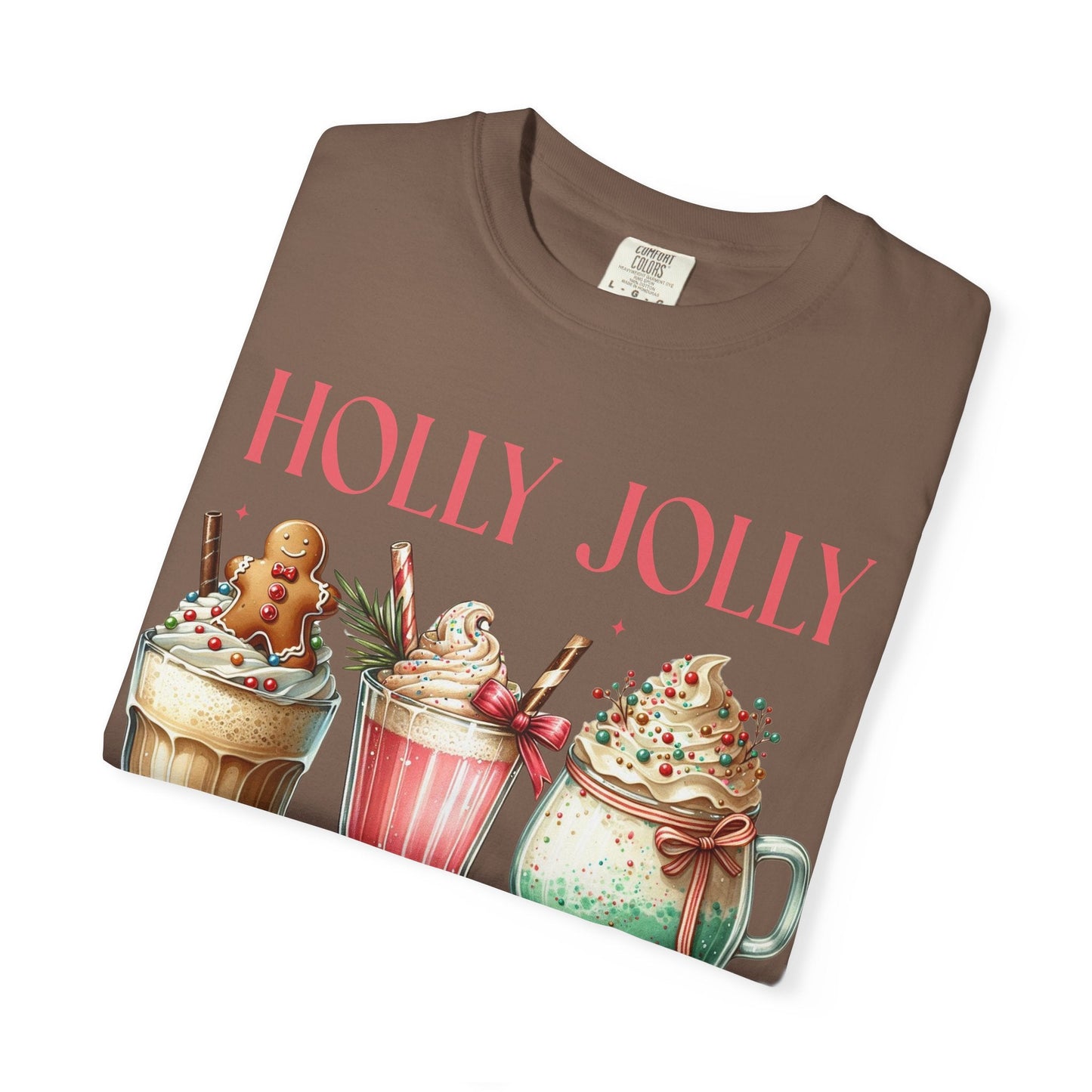 Holly Jolly Christmas Coffee Tee Printify
