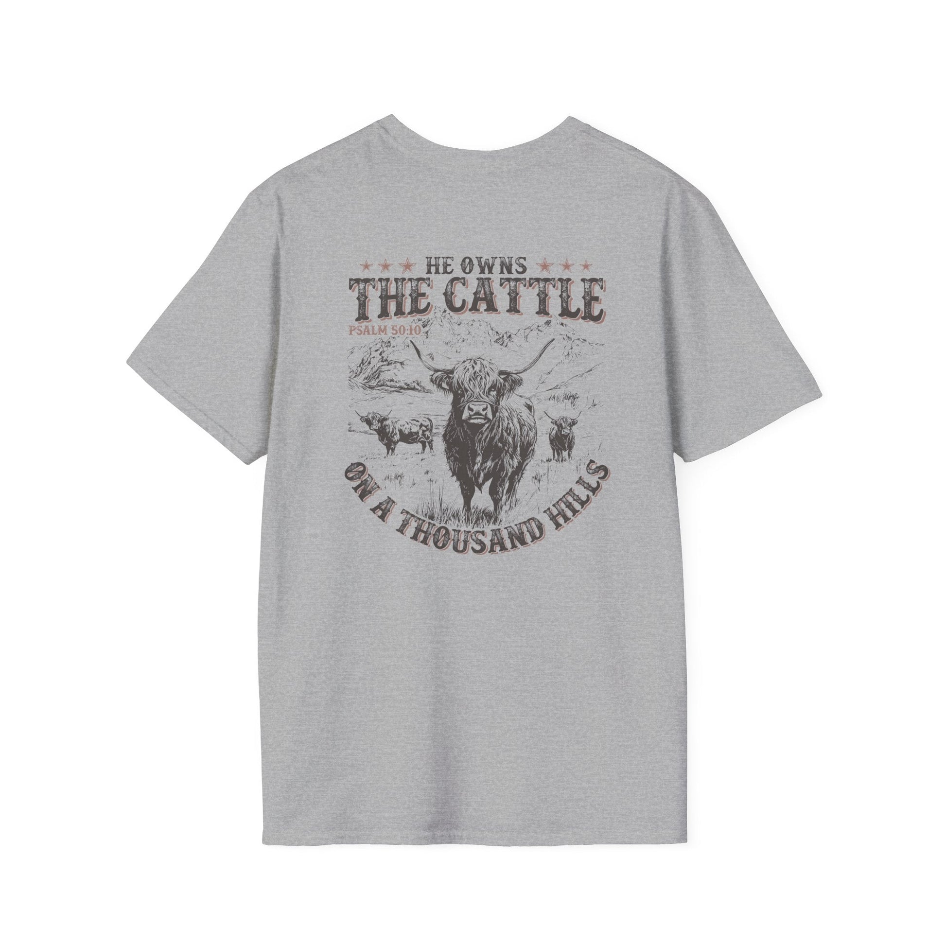 He owns the Cattle Tee Printify