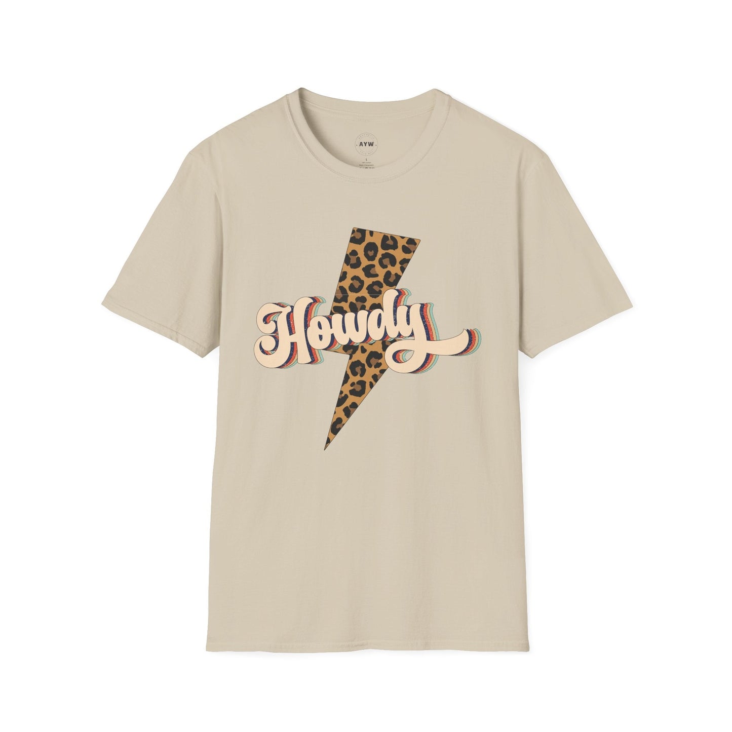 Howdy Retro Front Print Printify