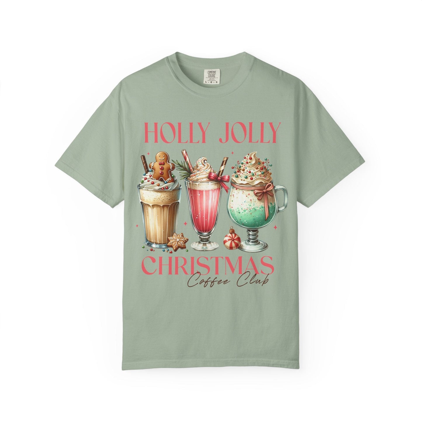 Holly Jolly Christmas Coffee Tee Printify