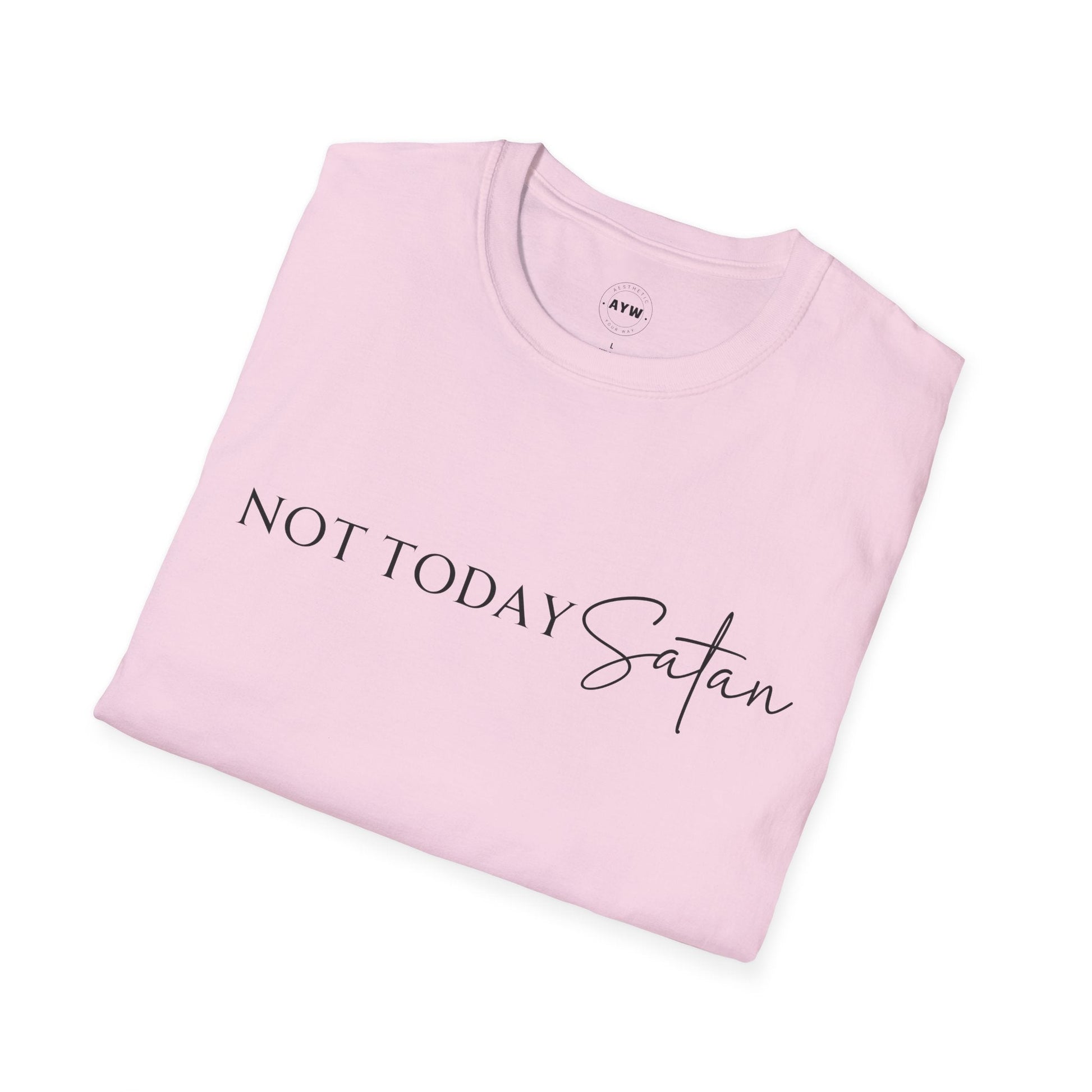 Not Today Satan Tee Printify