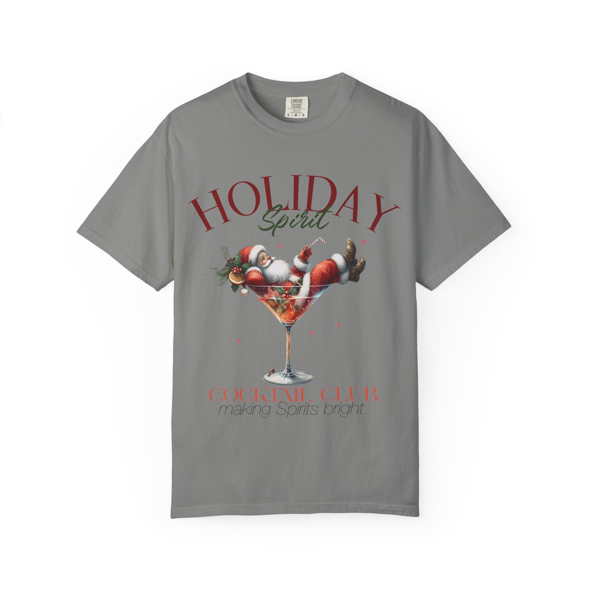 Holiday Cocktail Club T-Shirt Printify