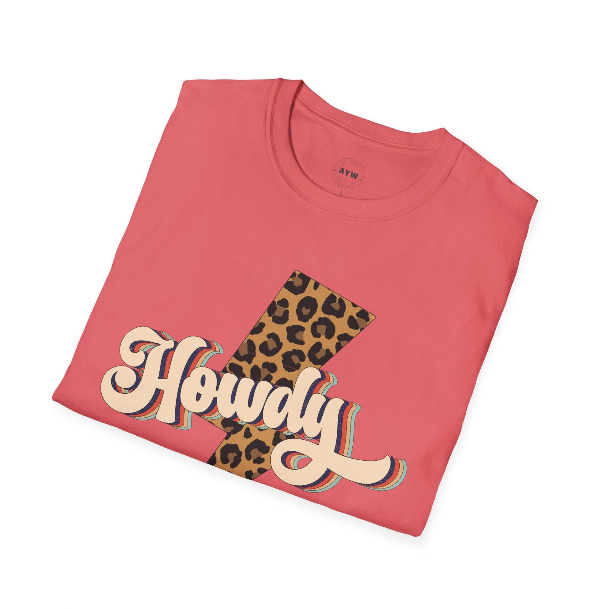 Howdy Retro Front Print Printify