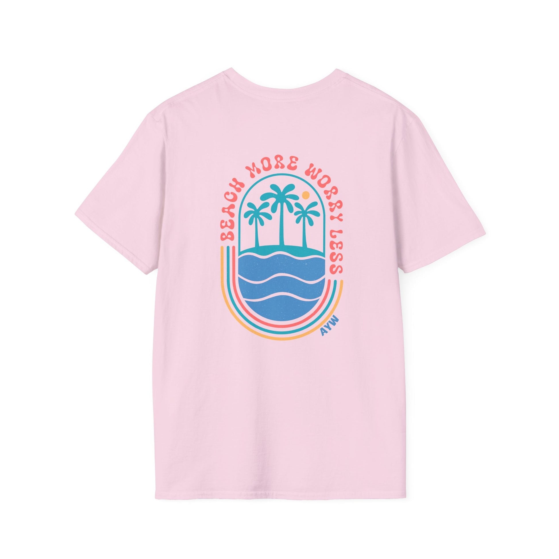 Beach More Worry Less Tee Printify