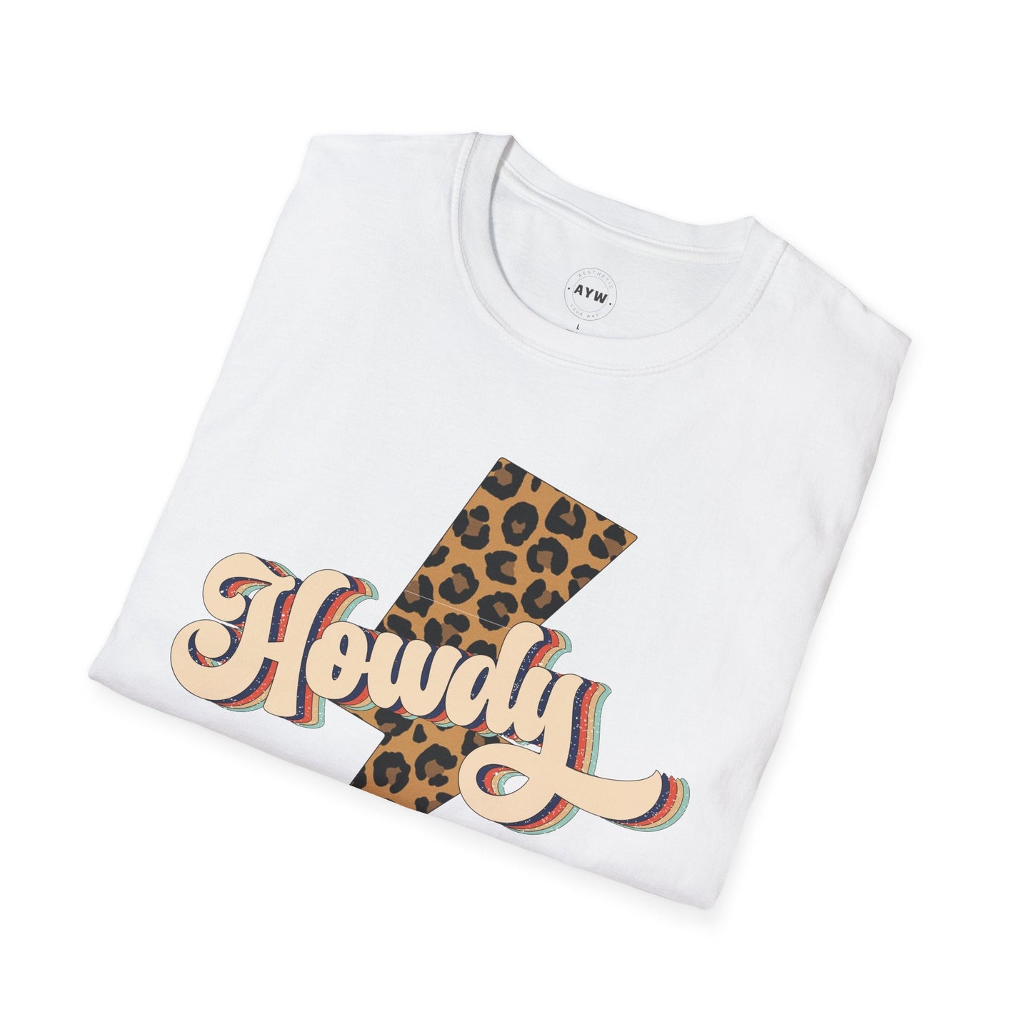 Howdy Retro Front Print Printify