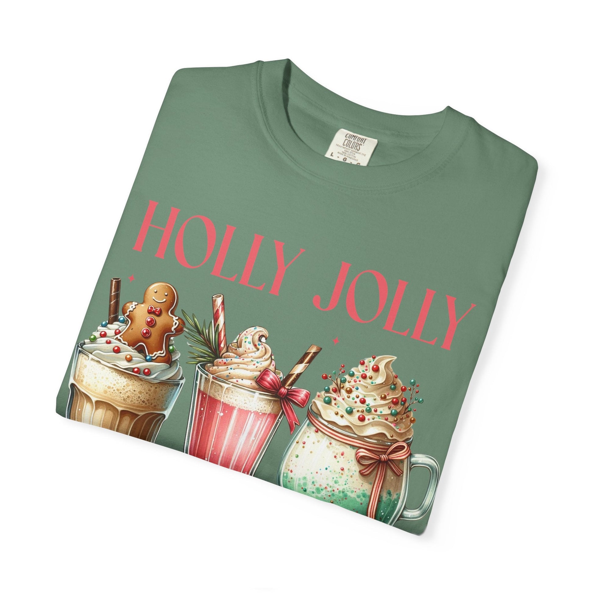 Holly Jolly Christmas Coffee Tee Printify