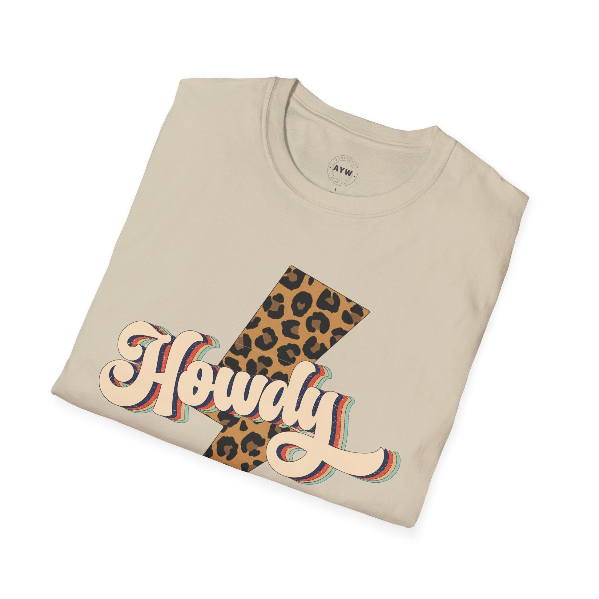 Howdy Retro Front Print Printify