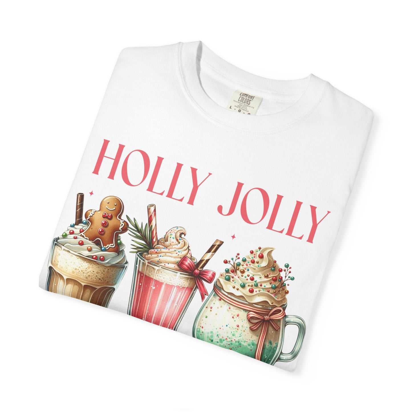 Holly Jolly Christmas Coffee Tee Printify