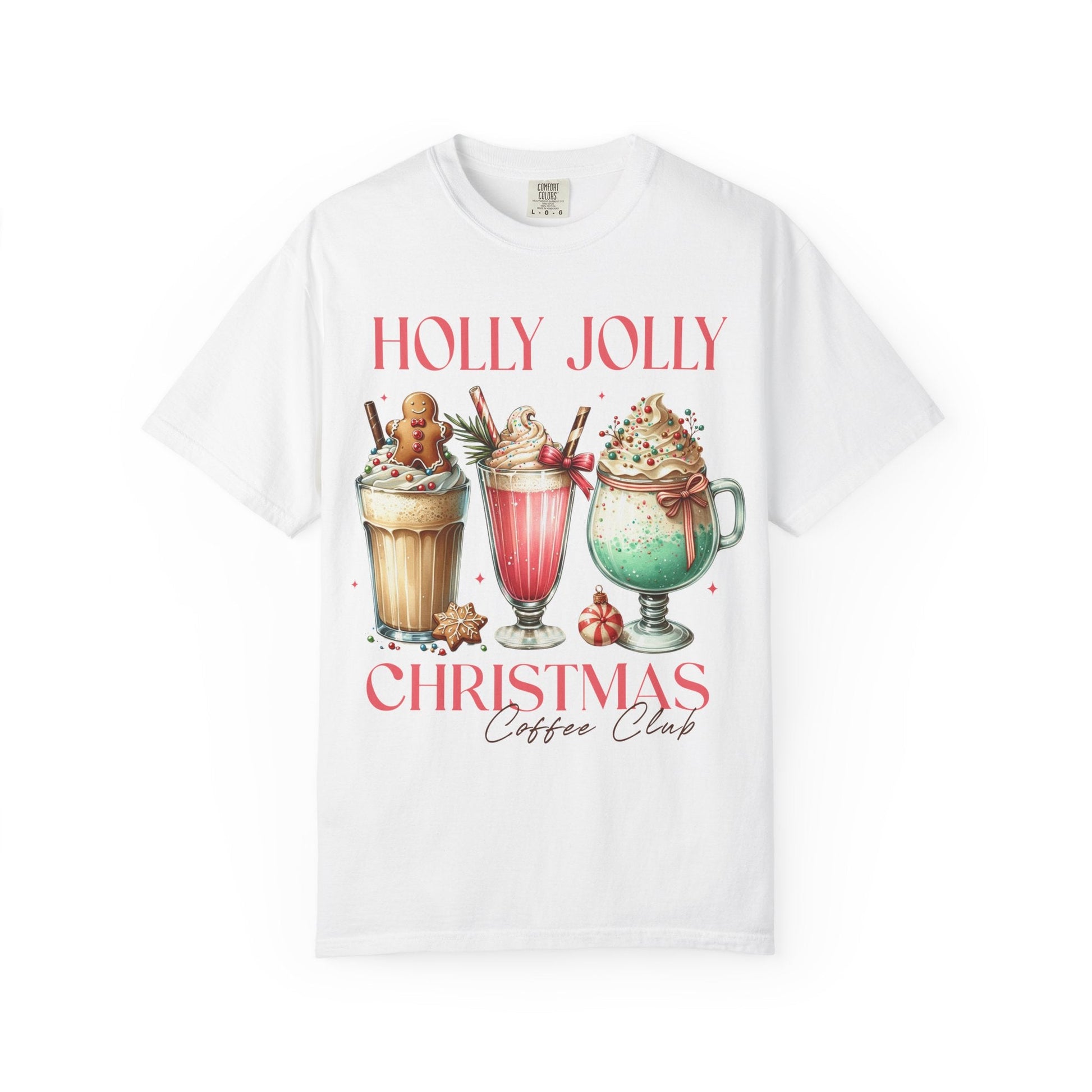 Holly Jolly Christmas Coffee Tee Printify