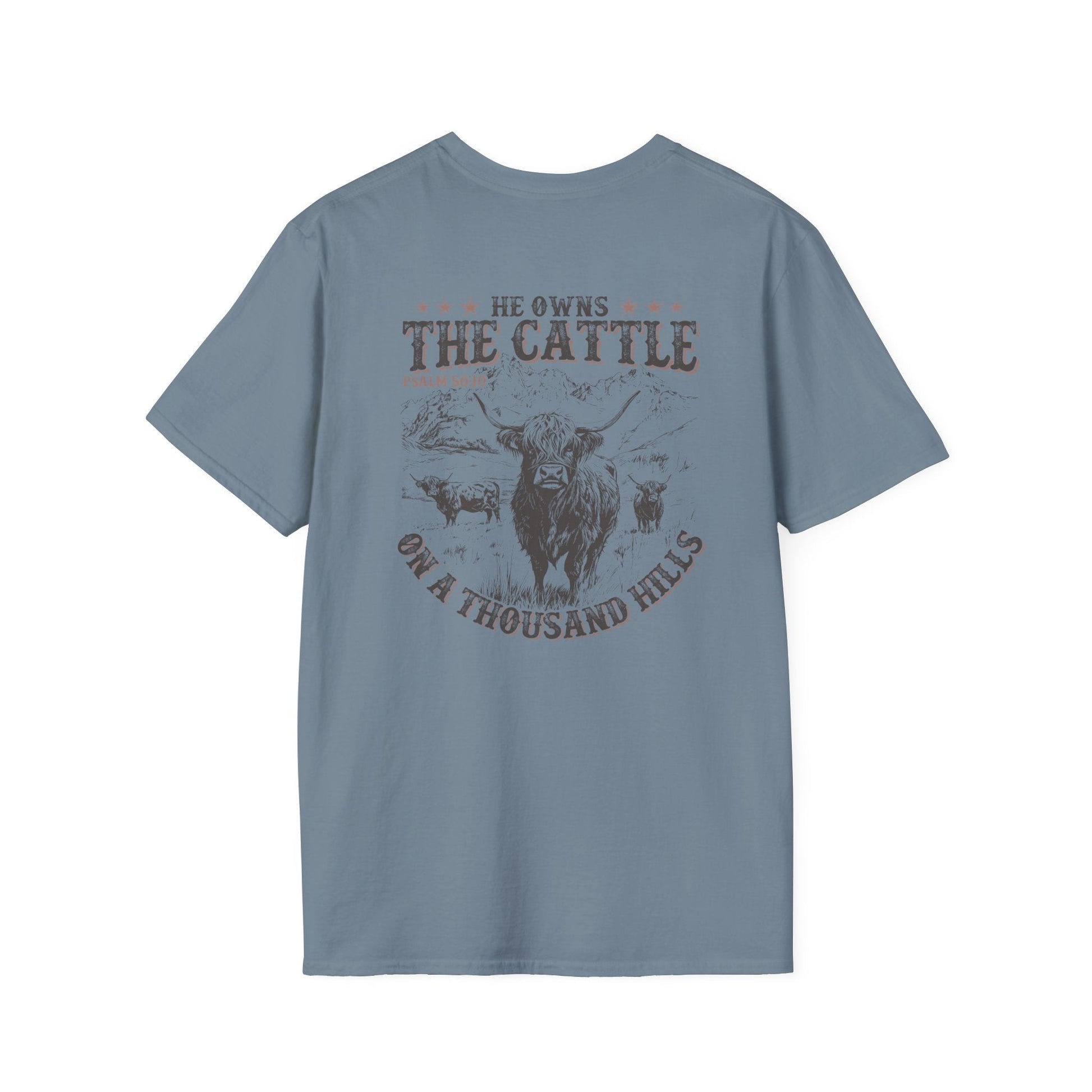 He owns the Cattle Tee Printify