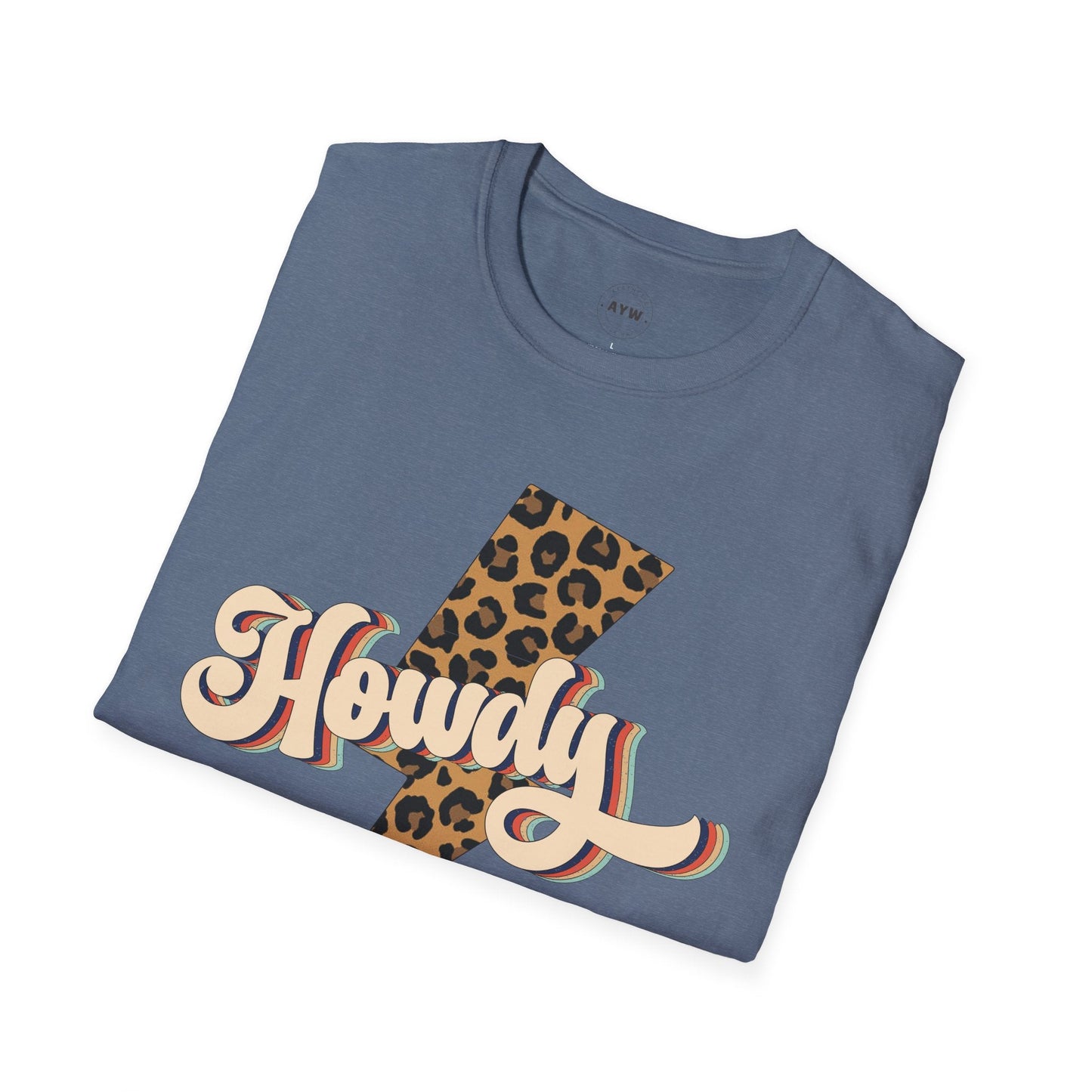 Howdy Retro Front Print Printify
