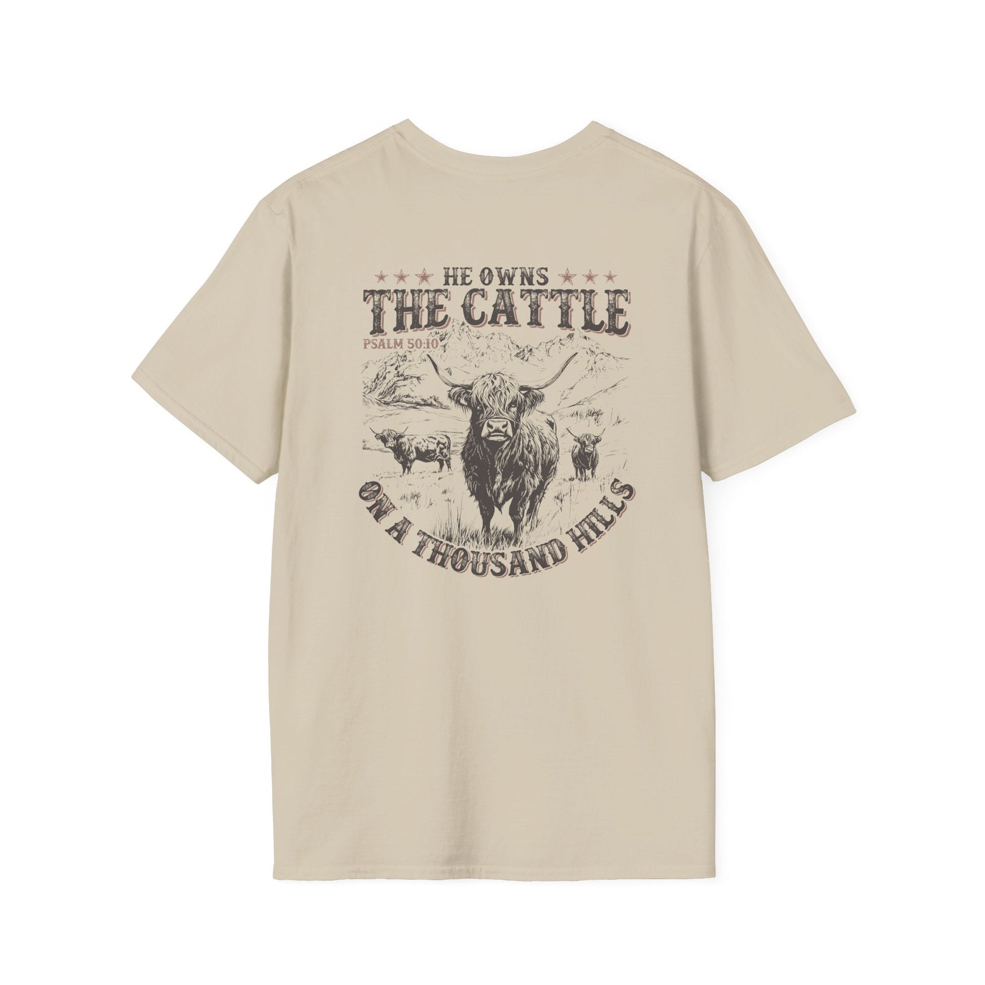 He owns the Cattle Tee Printify