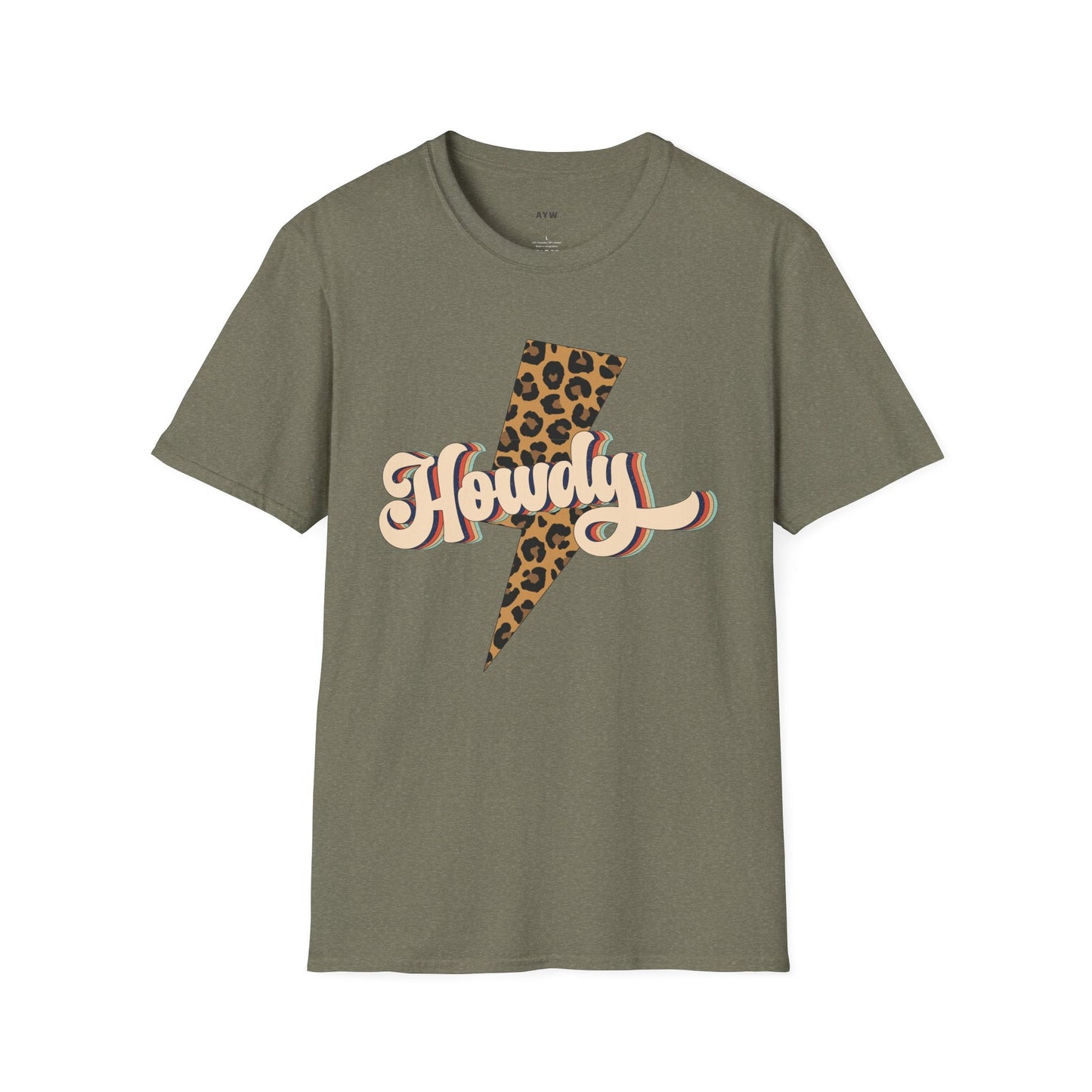 Howdy Retro Front Print Printify