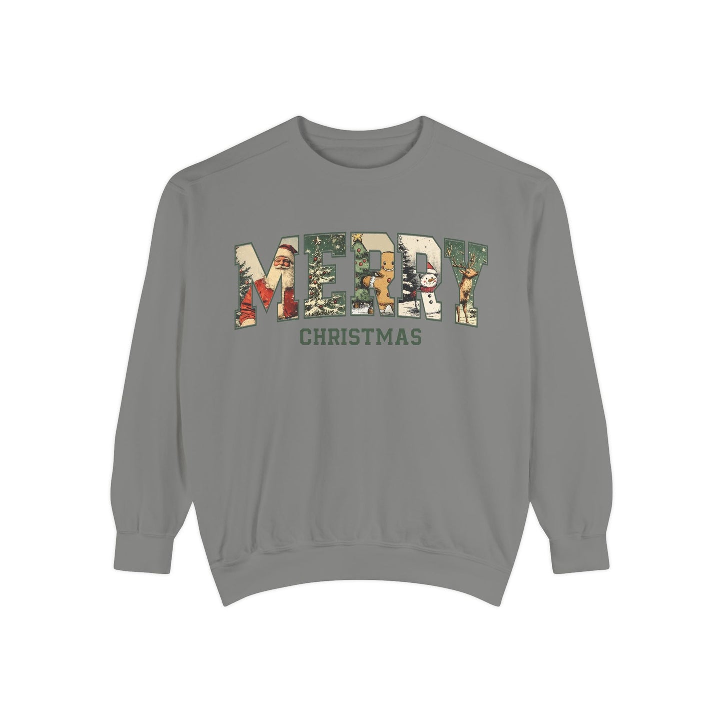 Merry Christmas Vintage Sweatshirt Printify