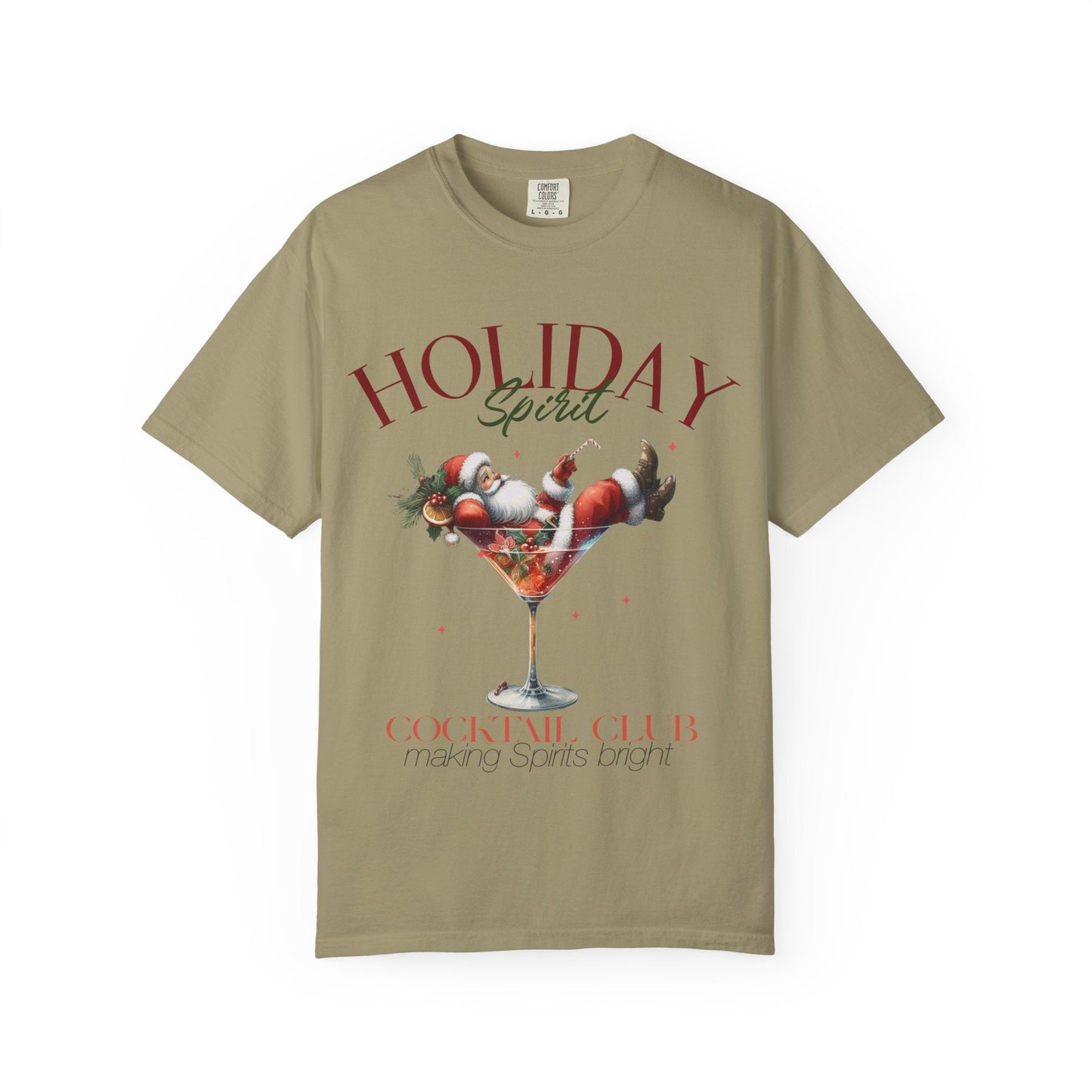 Holiday Cocktail Club T-Shirt Printify