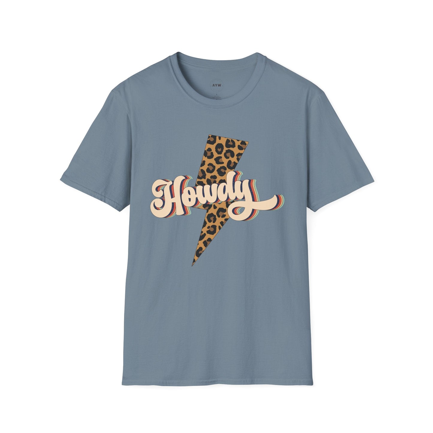 Howdy Retro Front Print Printify