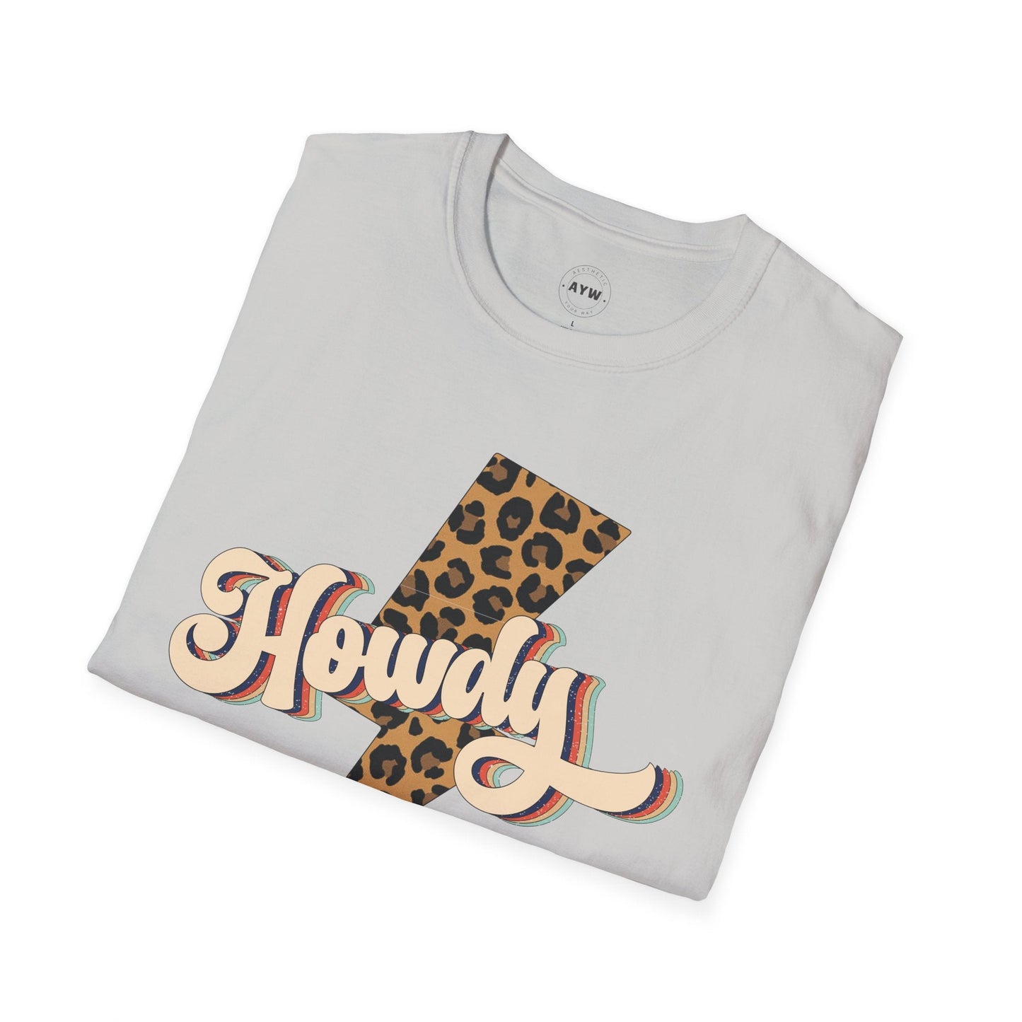 Howdy Retro Front Print Printify