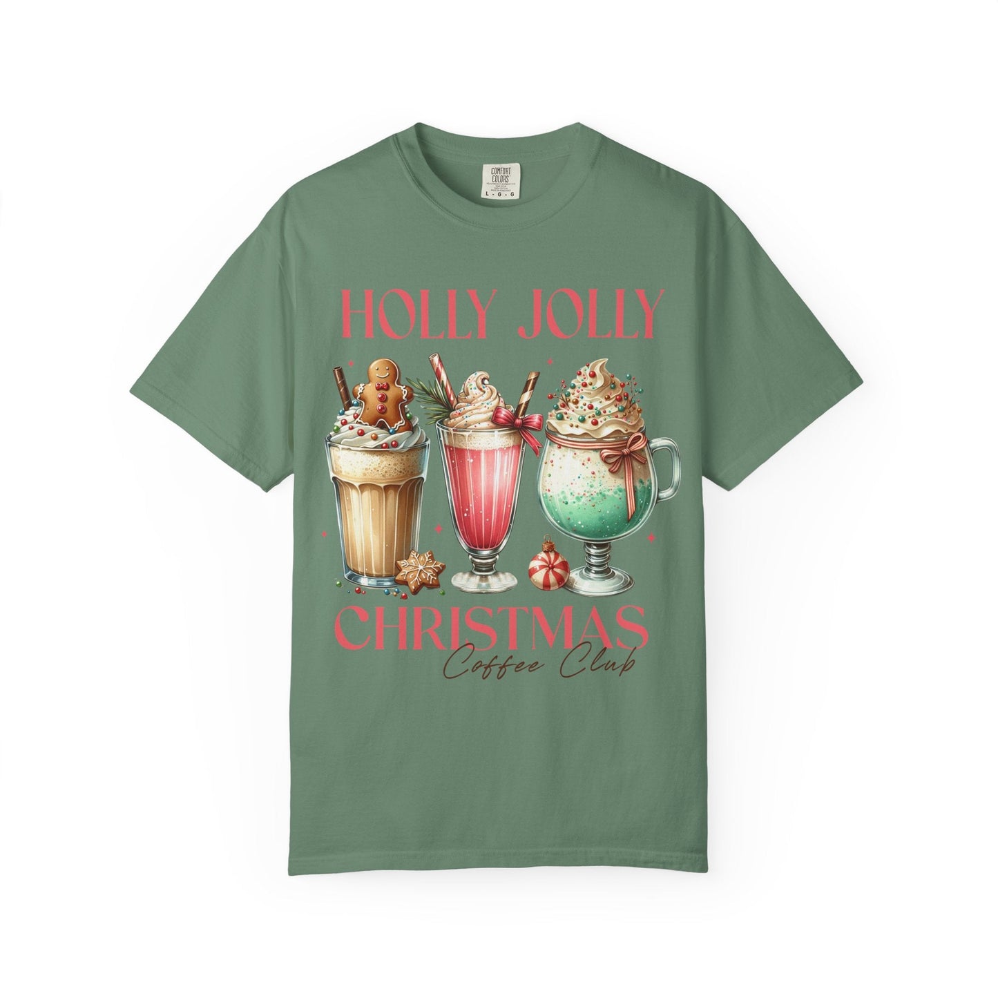 Holly Jolly Christmas Coffee Tee Printify
