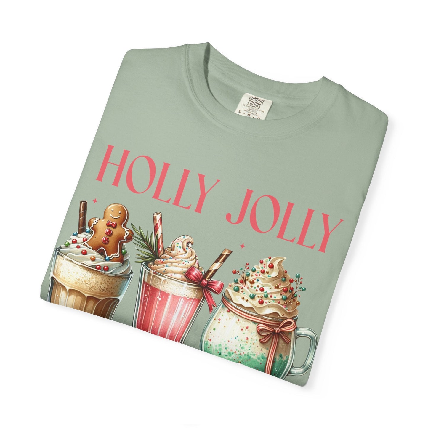 Holly Jolly Christmas Coffee Tee Printify