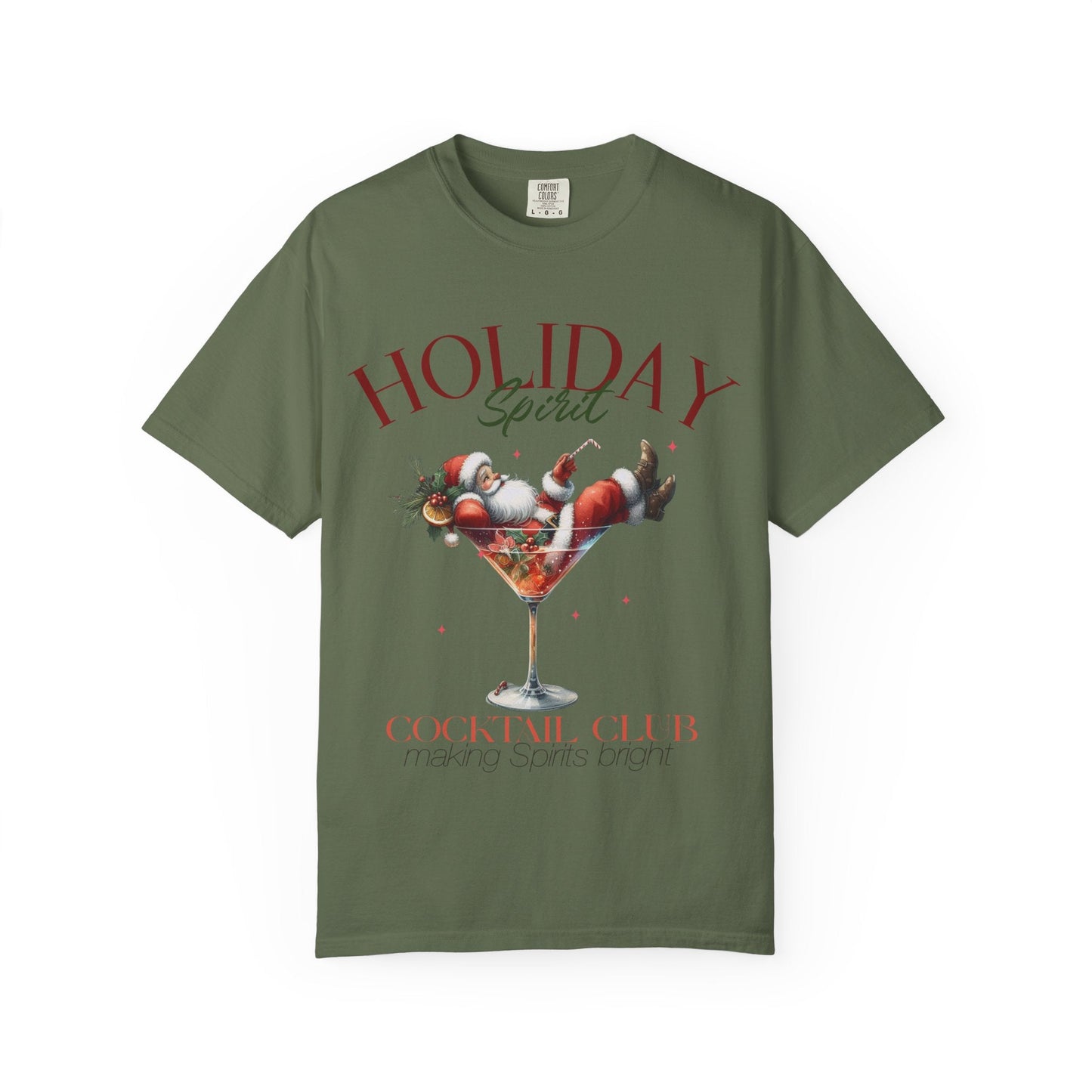 Holiday Cocktail Club T-Shirt Printify
