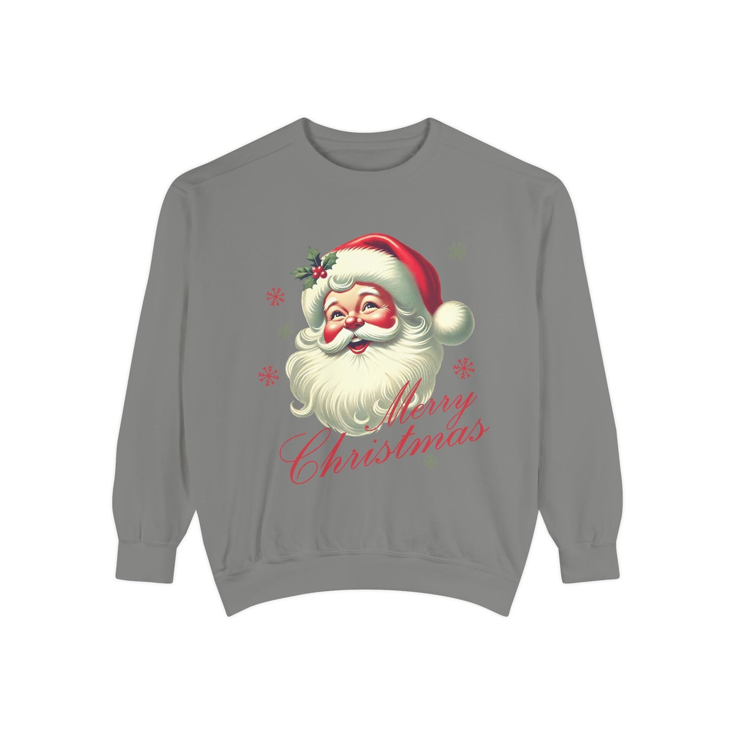 Vintage Merry Christmas Santa Sweatshirt Printify