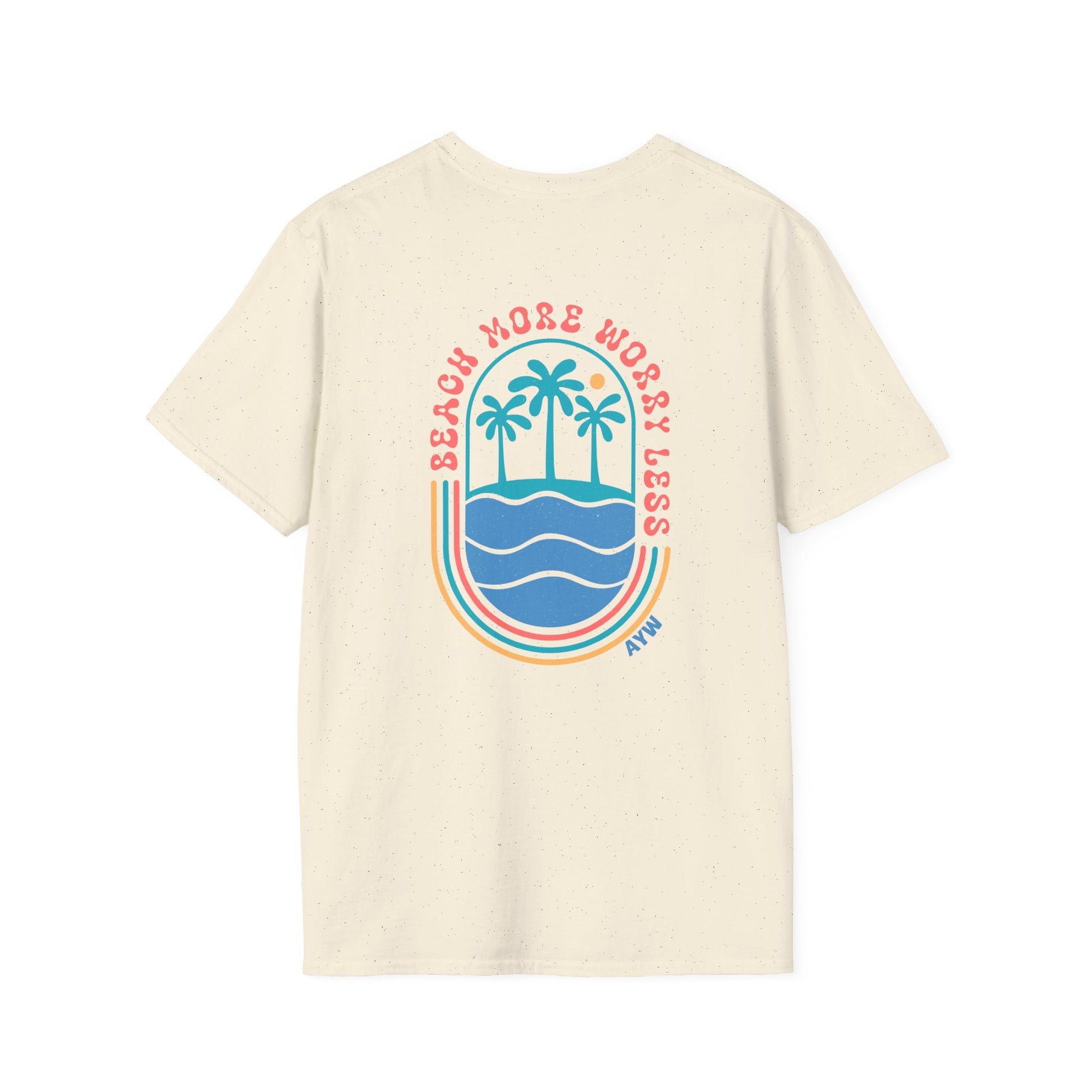 Beach More Worry Less Tee Printify