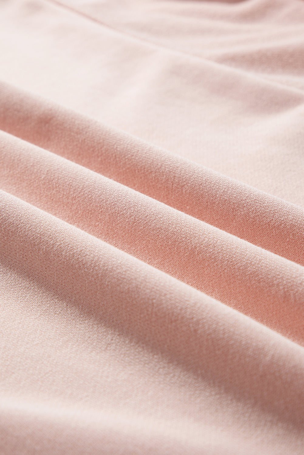 Light Pink Star Patchwork Exposed Seam Oversized Sweatshirt Shewin